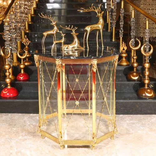 bronz sehpa ve aksesuarlar